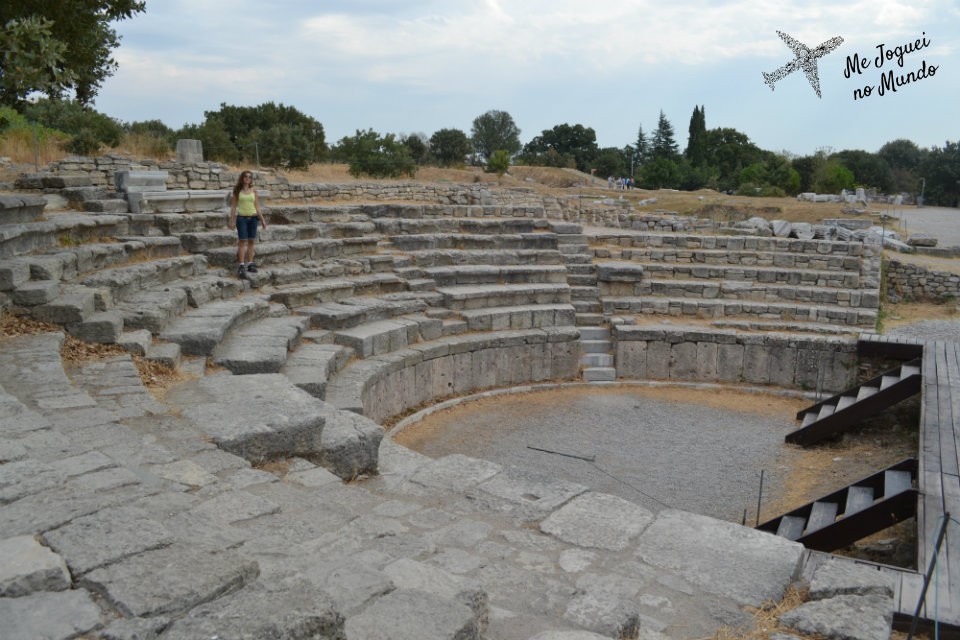 visita ao sitio arqueologico de troia