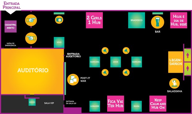 atrações e agenda youpix 2012