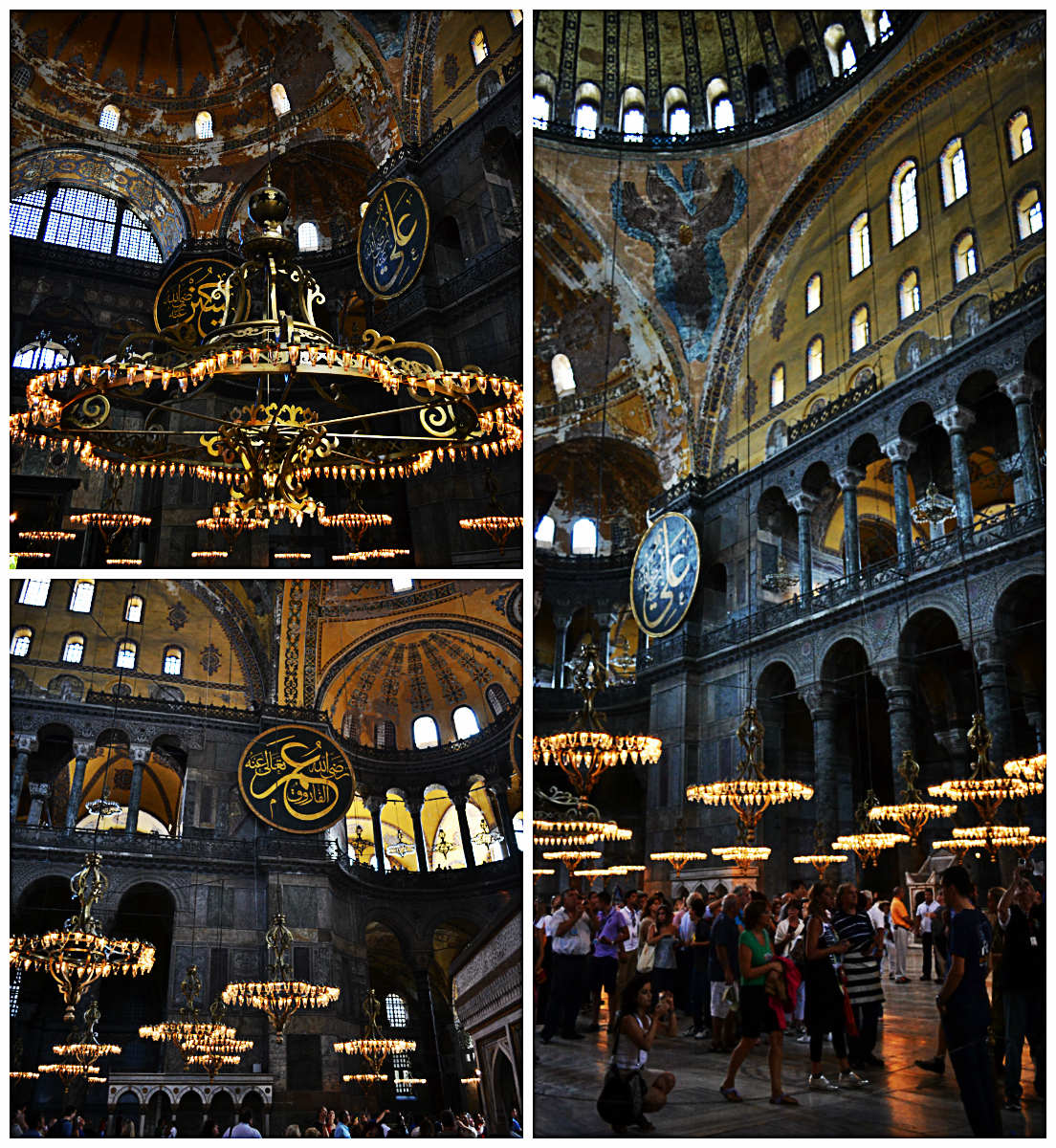 candelabros hagia sofia istambul