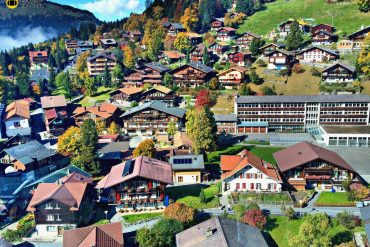 vila de wengen suiça