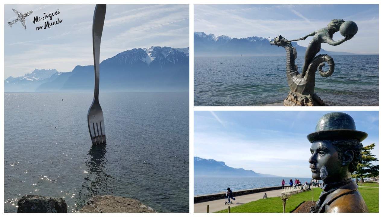 esculturas lago leman vevey