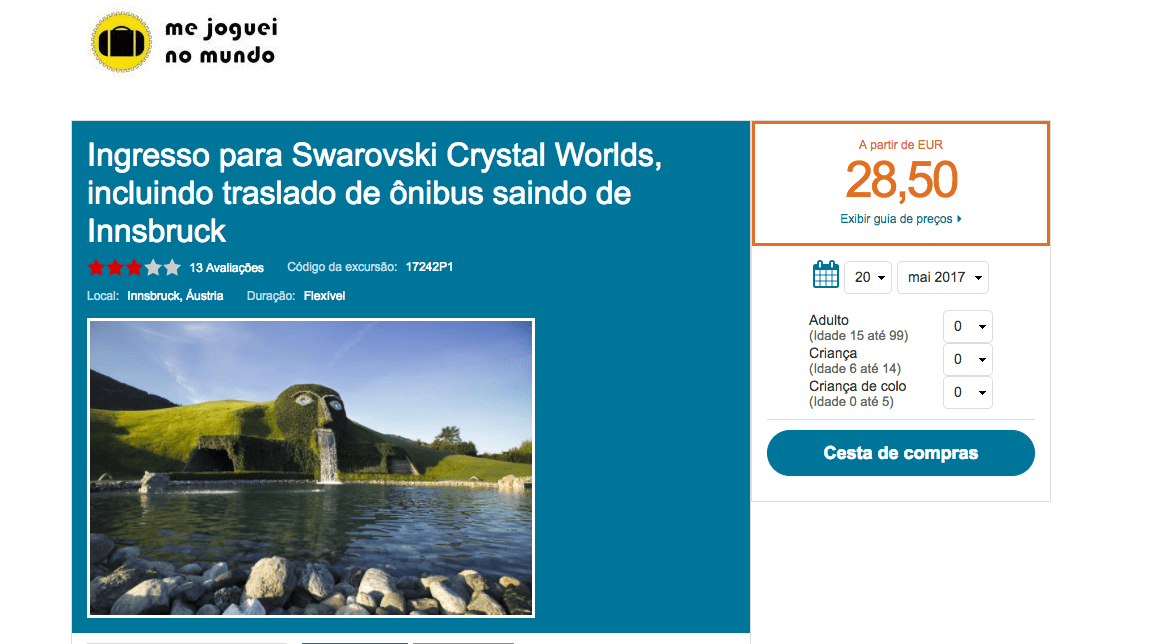 excursao swarovski world innsbruck