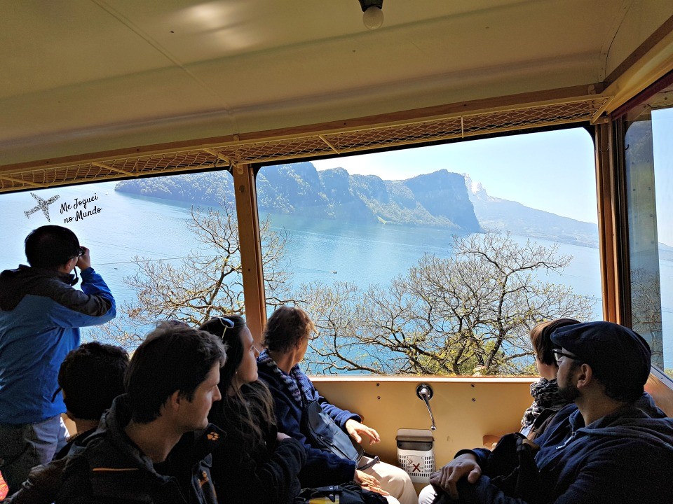 subida de trem a rigi