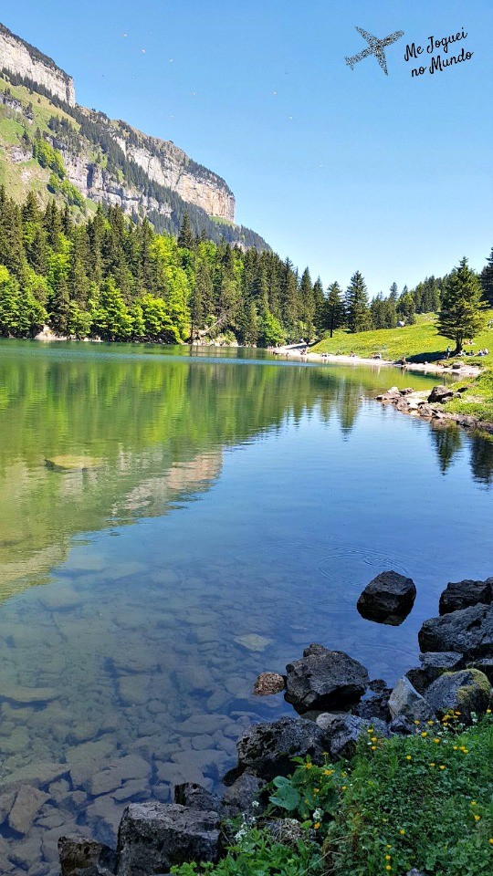 lago seealpsee suiça