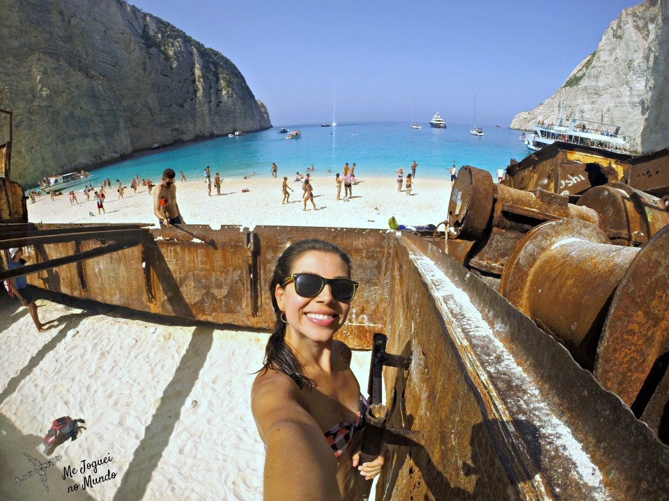 praia navagio navio encalhado grecia