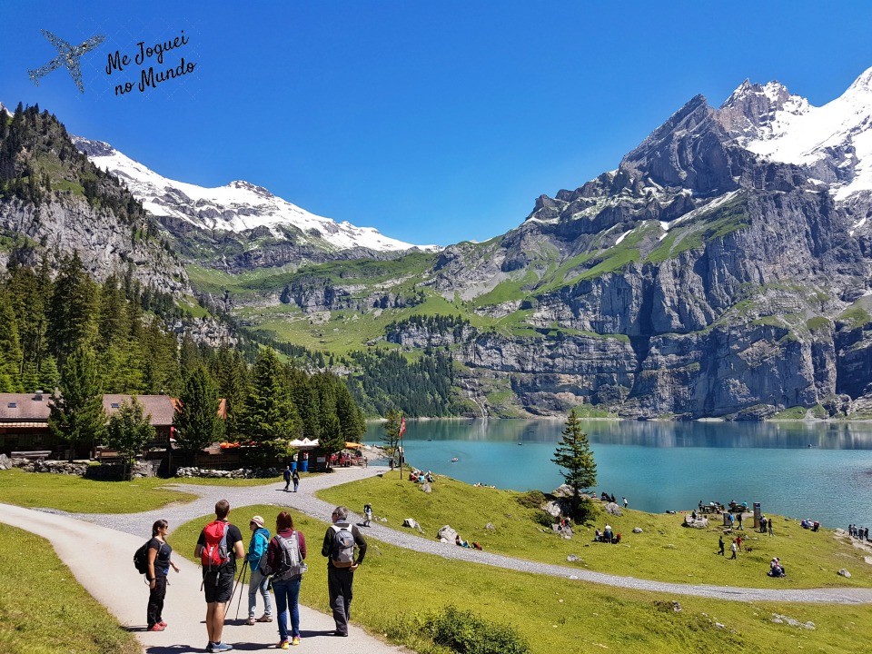 lago montanha oeschinensee