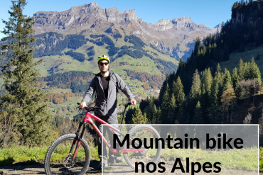 mountainbike nos alpes