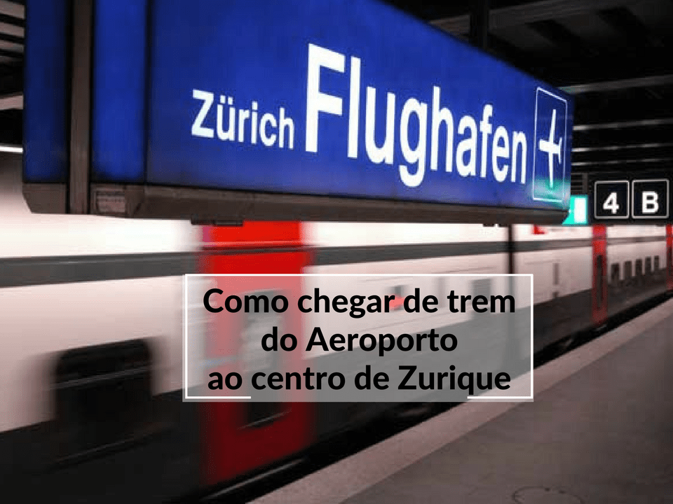 do aeroporto ao centro de Zurique