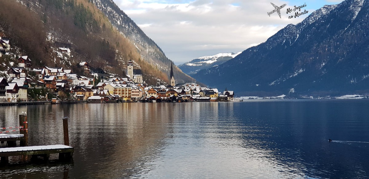 Visitando a vila de Hallstatt