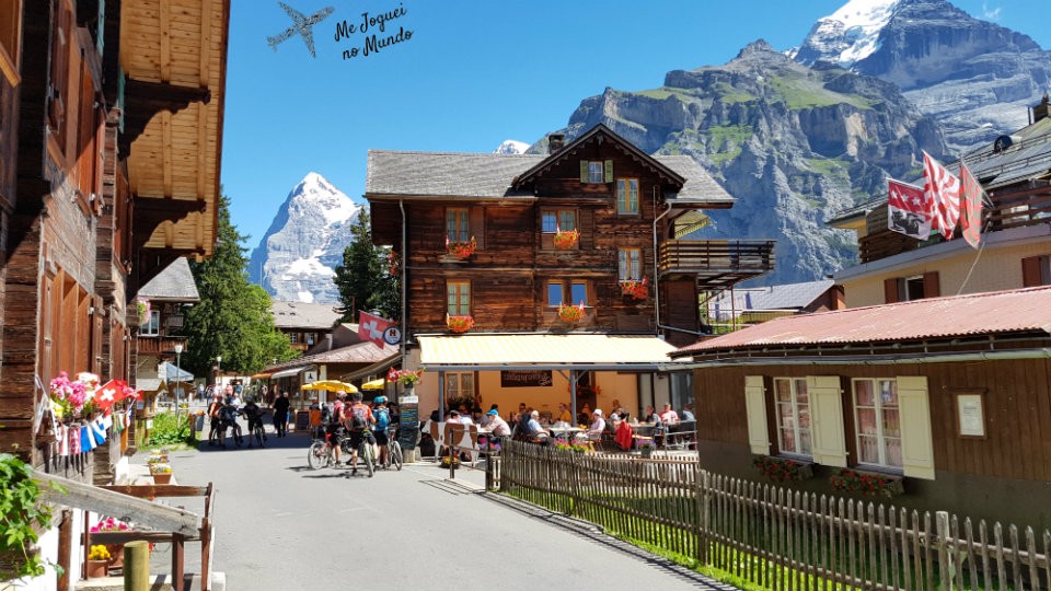 vila mürren e gimmelwald na suica