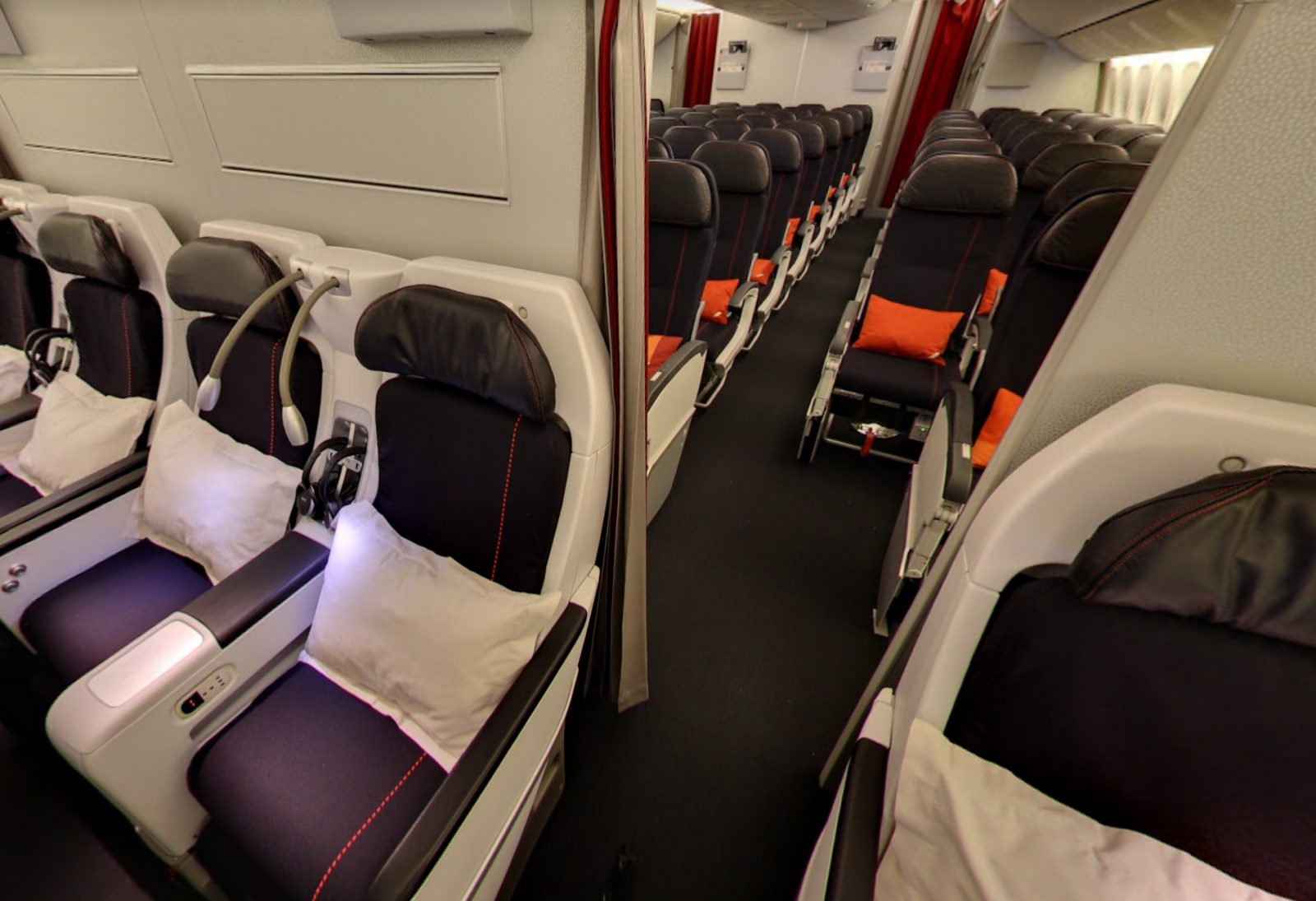 como é voar de premium economy na air france