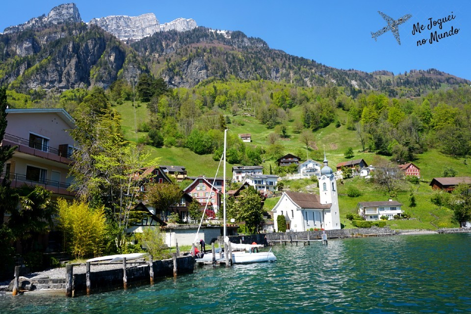 vilas lago lucerne passeio de barco