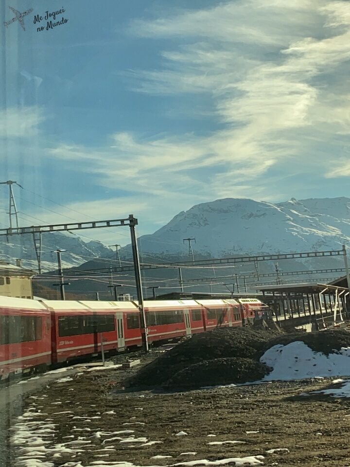 andar de trem suíça st moritz