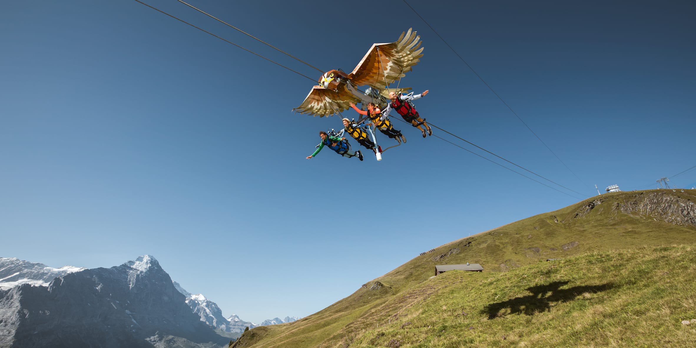 atrações Montanha First em Grindelwald