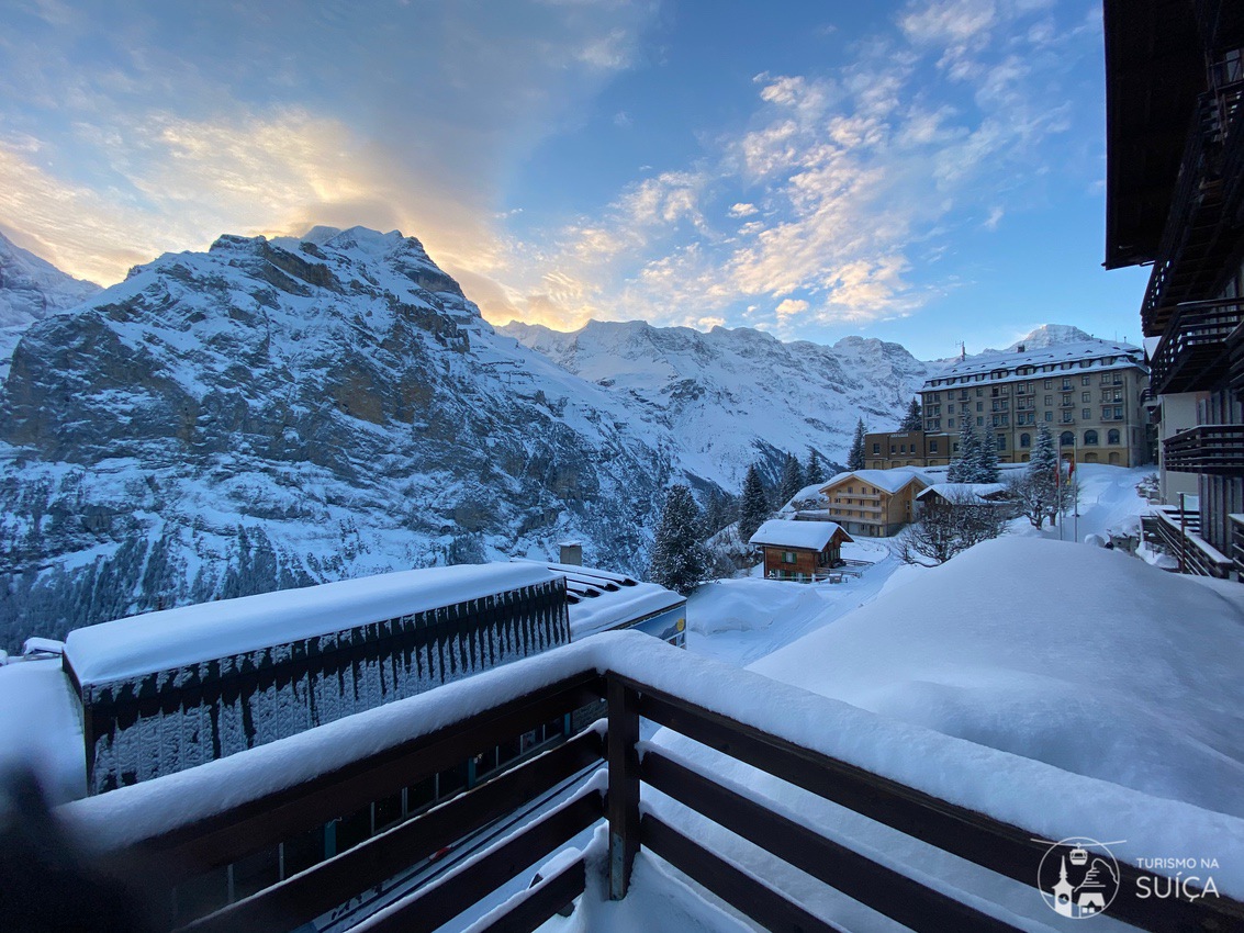 Mürren no inverno