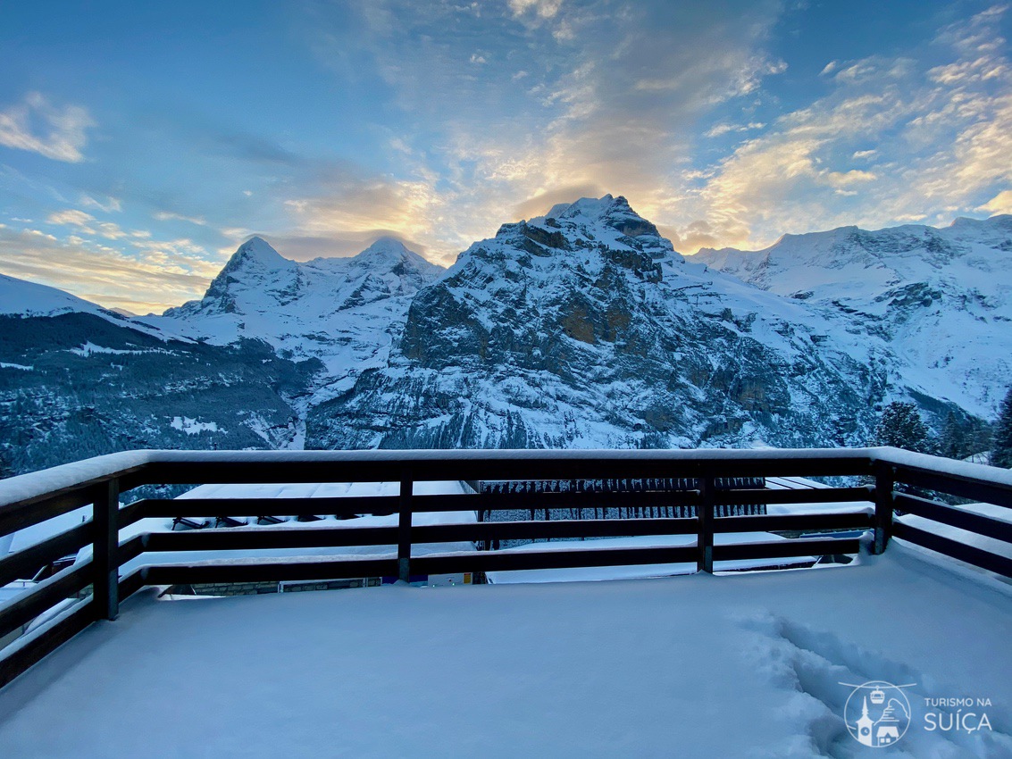 como é Mürren no inverno