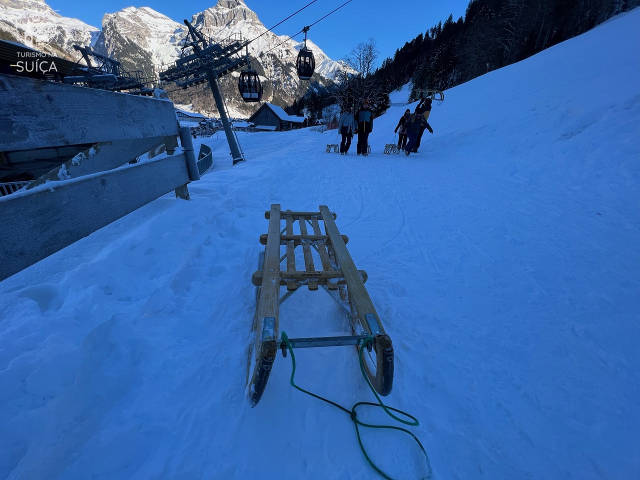 pista de trenó em Engelberg