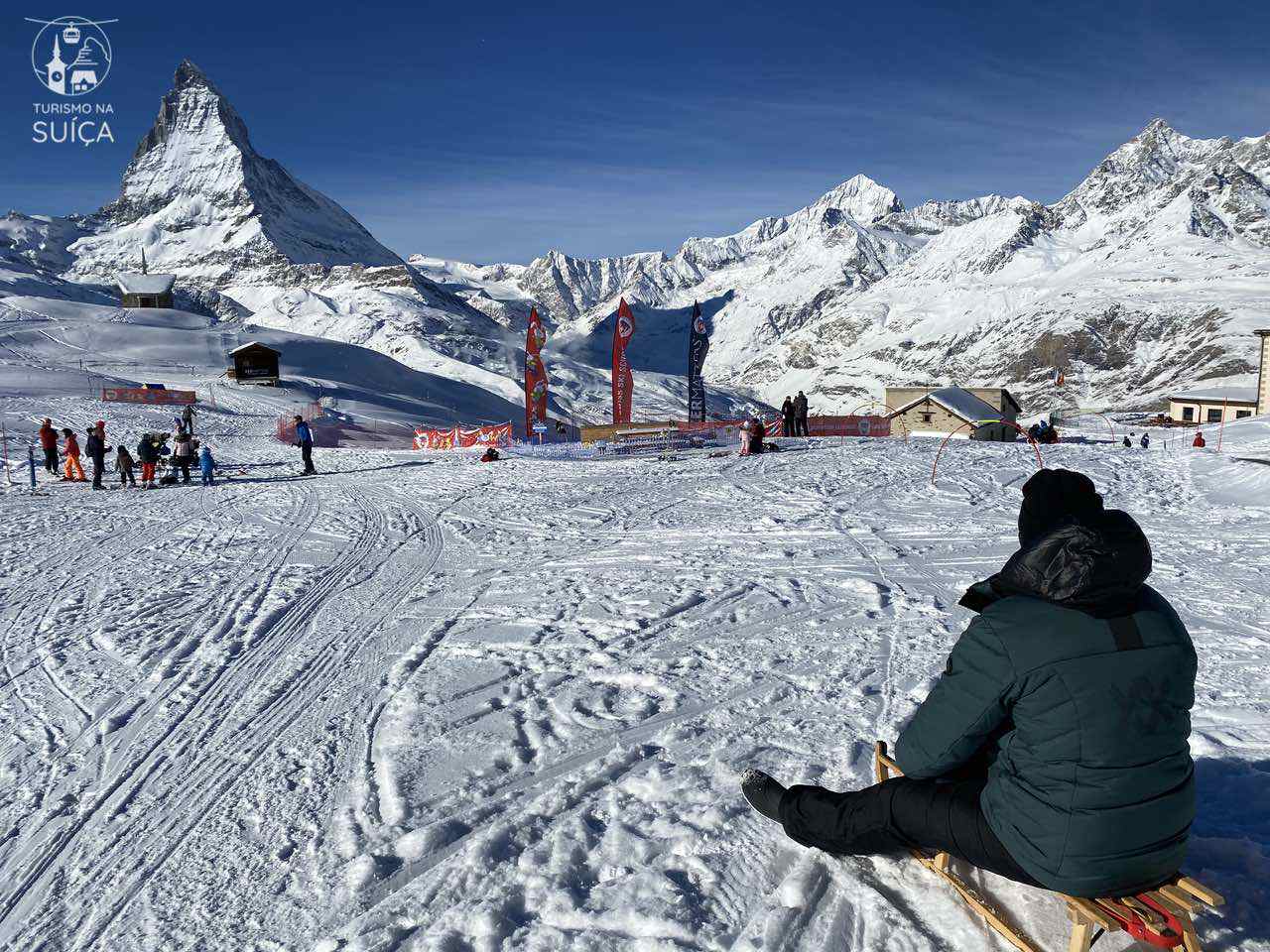 trenó em zermatt