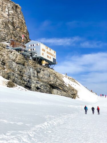 trilha em Jungfraujoch