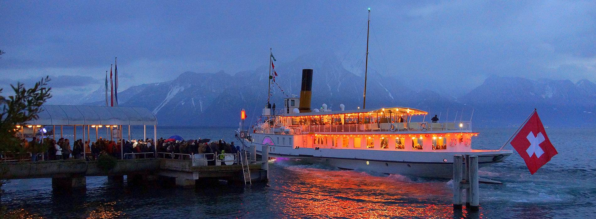 passeio de barco em vevey