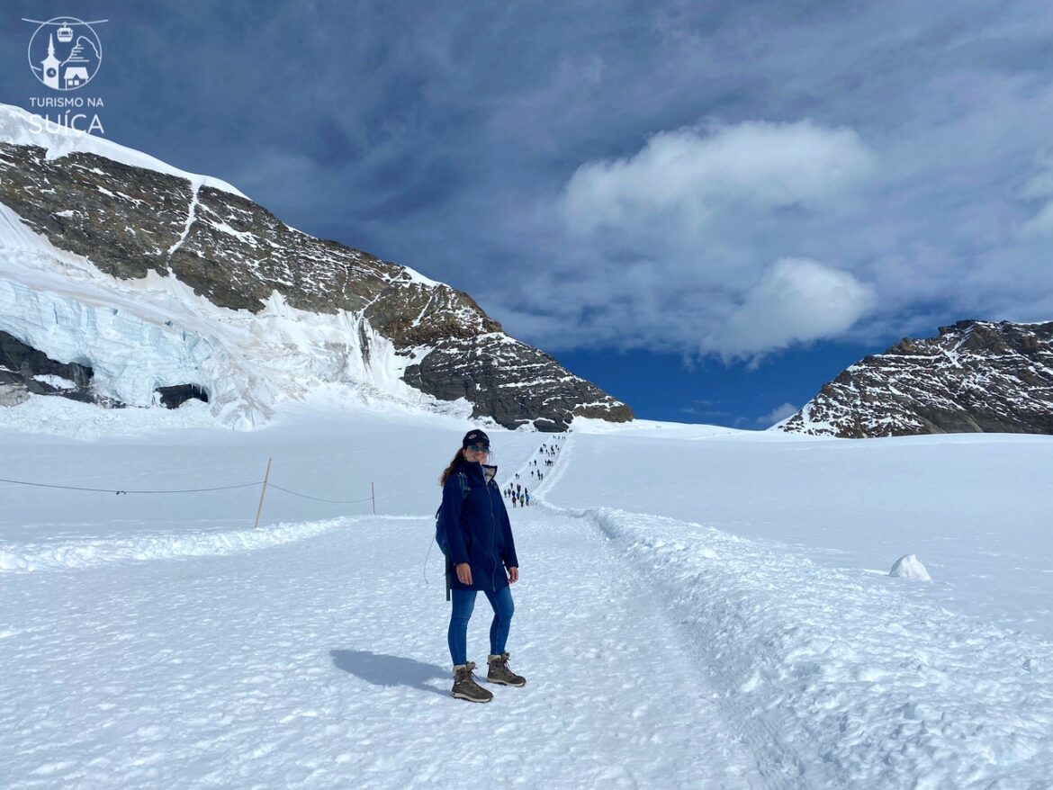 trilha em Jungfraujoch no verão-2