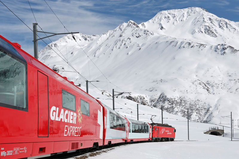 glacier express no inverno