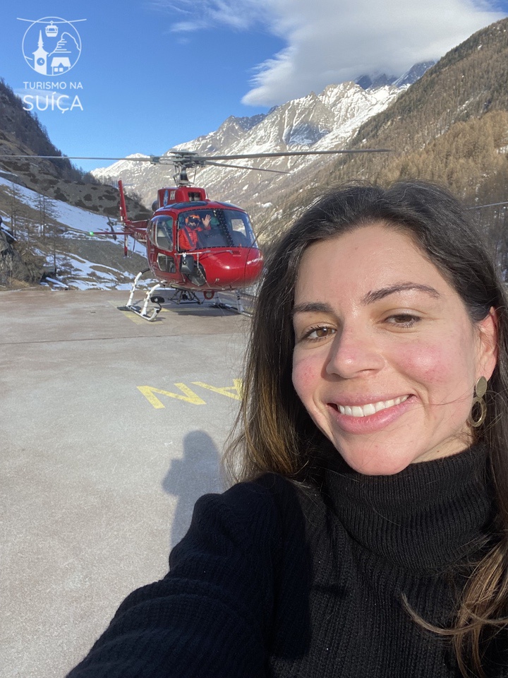 passeio de helicóptero em zermatt